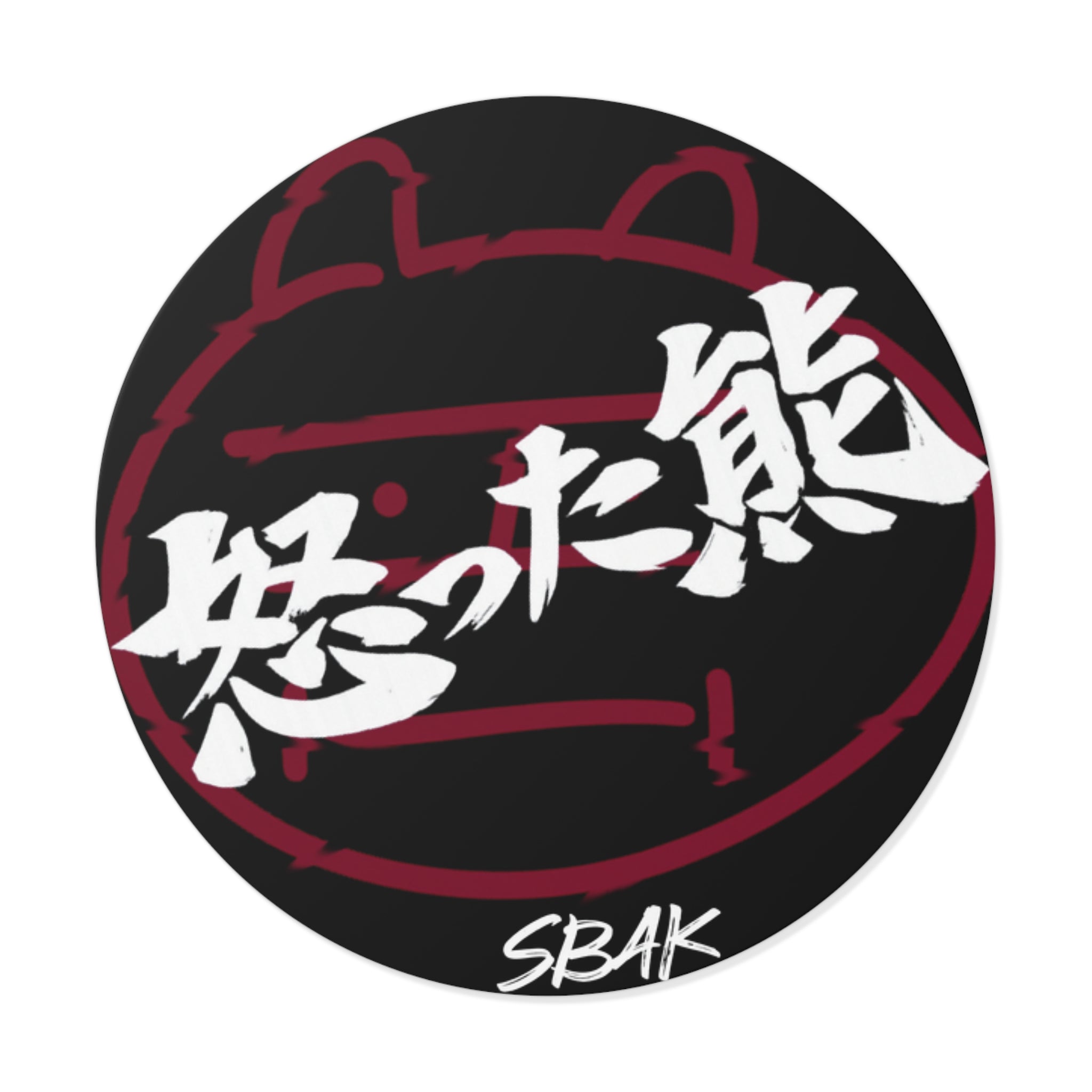 Angry Bear Vinyl Stickers