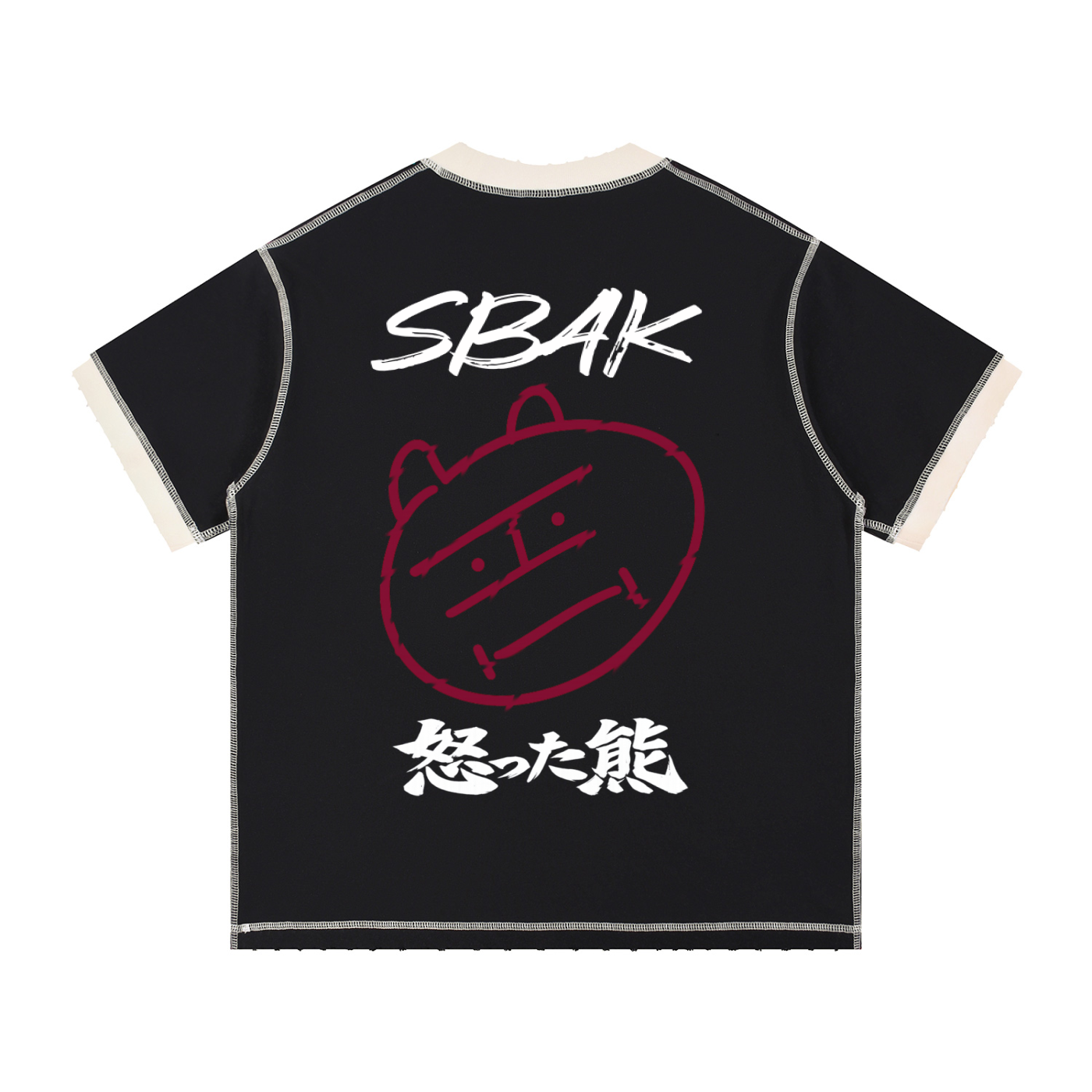 Angry Bear Japanese Tee (Black)