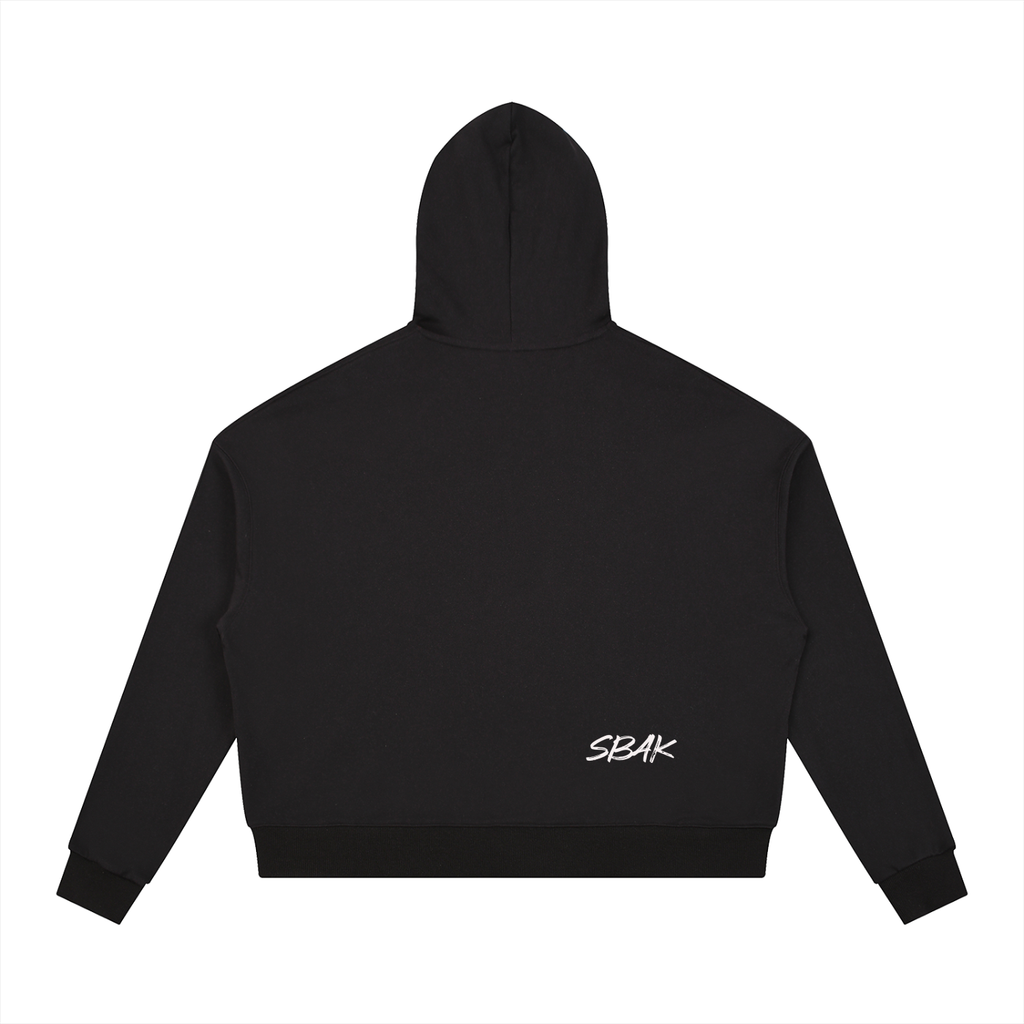 Contrast Drawstring Hoodie (Shadow)