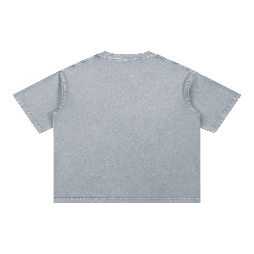 "Lev" Rose Minimalist Boxy Tee