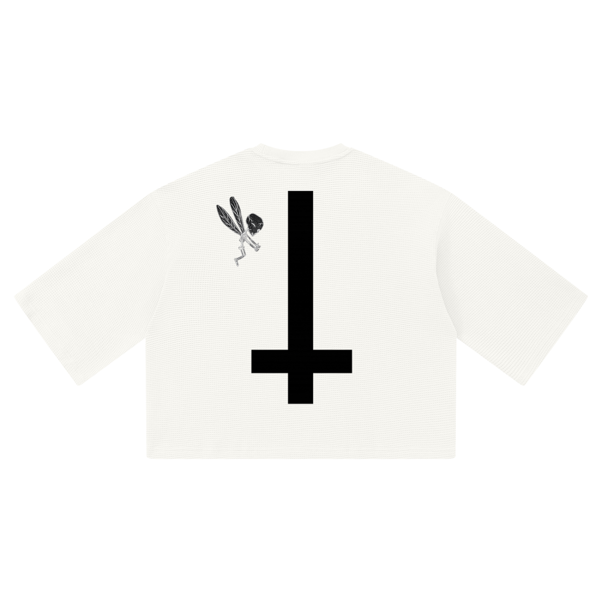 "The Templar" Waffle Boxy Tee