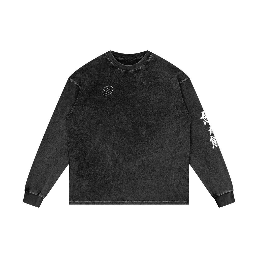 Angry Bear Oversize Long Sleeve Tee
