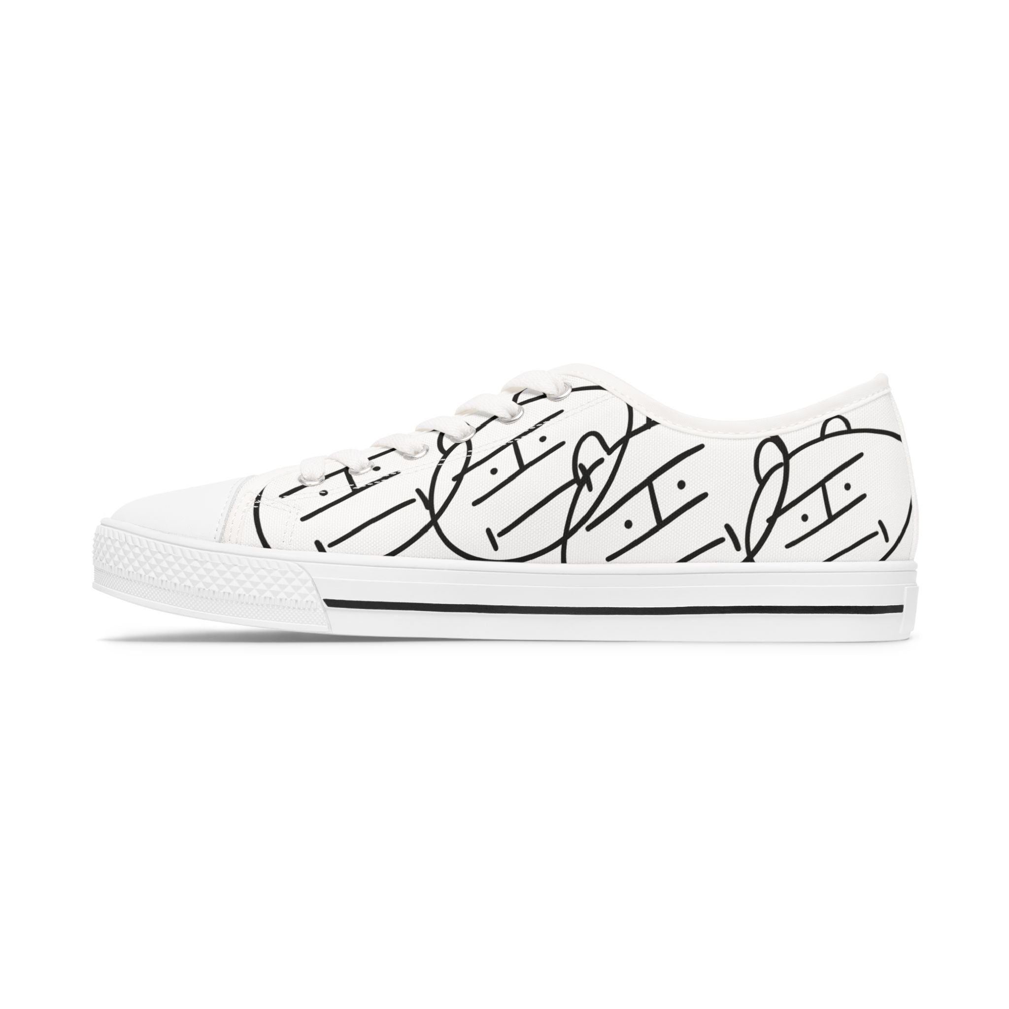 Women's Angry Bear Low Top Sneakers