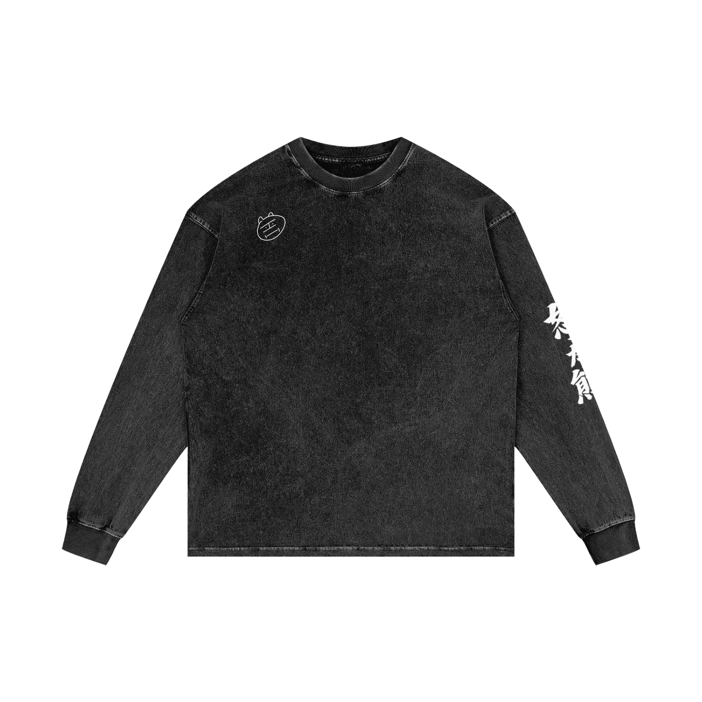 Angry Bear Oversize Long Sleeve Tee