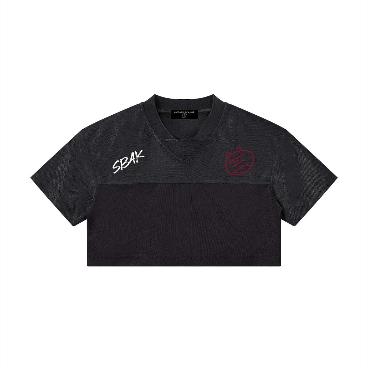 Women’s Cropped V-Neck Jersey